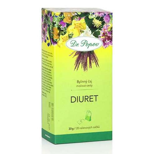 DR. POPOV Čaj Diuret tea 20x1.5g